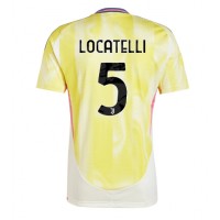 Pánský Fotbalový dres Juventus Manuel Locatelli #5 2024-25 Venkovní Krátký Rukáv